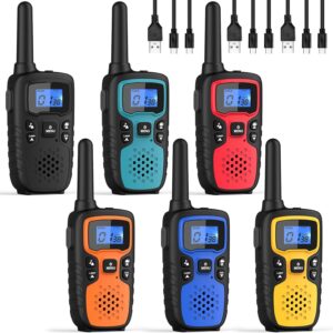 Wishouse Walkie Talkies for Adults 6 Pack